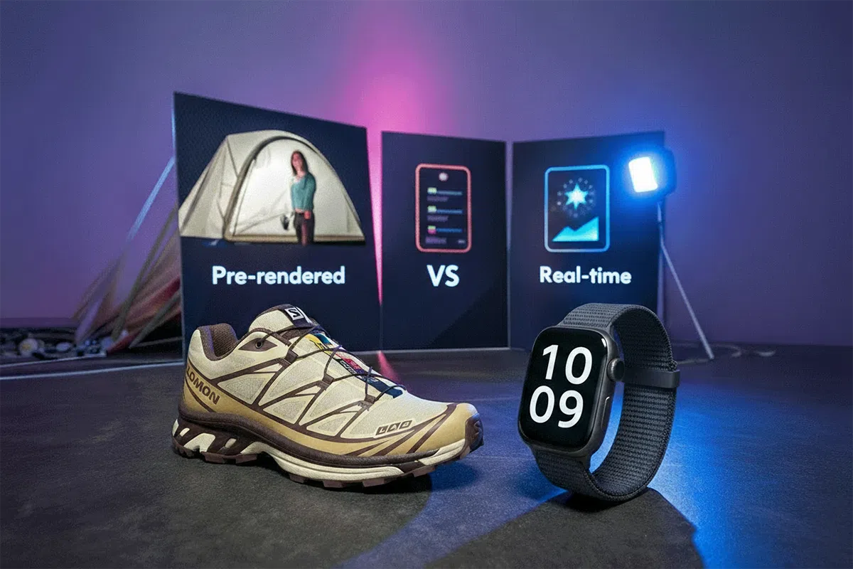 Pre-rendered vs Real-time in digital production